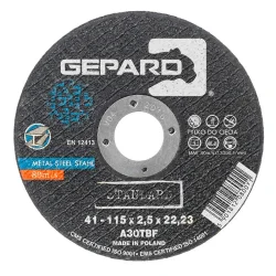 Tarcza do metalu 41 95A 115x1.0x22 GEPARD PROFESSIONAL