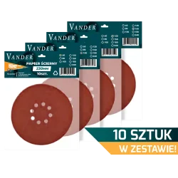 Papierowy dysk ścierny 230mm gr.150 Vander