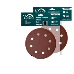 Papierowy dysk ścierny 190mm gr.150 /10szt/Vander