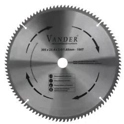 Tarcza do aluminium do ukośnicy VUD707 VUD707-100T VANDER