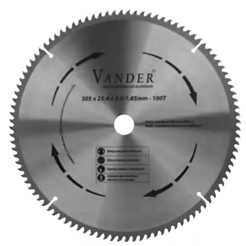 Tarcza do aluminium do ukośnicy VUD707 VUD707-100T VANDER