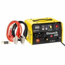 Prostownik z rozruchem inwerterowy ŁR INV-440 DINAMIK 440 MAGNUM ŻÓŁTY