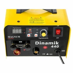 Prostownik z rozruchem inwerterowy ŁR INV-440 DINAMIK 440 MAGNUM ŻÓŁTY