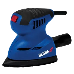 Szlifierka oscylacyjna Delta 125W 140x140x80mm DEDRA