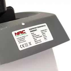 ROZDRABNIACZ ELEKTRYCZNY 2800W, cichy, FREZOWY z pojemnikiem NAC