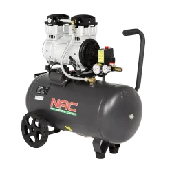 KOMPRESOR BEZOLEJOWY 1500W, zbiornik 50l, max. ciśnienie robocze 8 bar, wydajność   245 l/min NAC