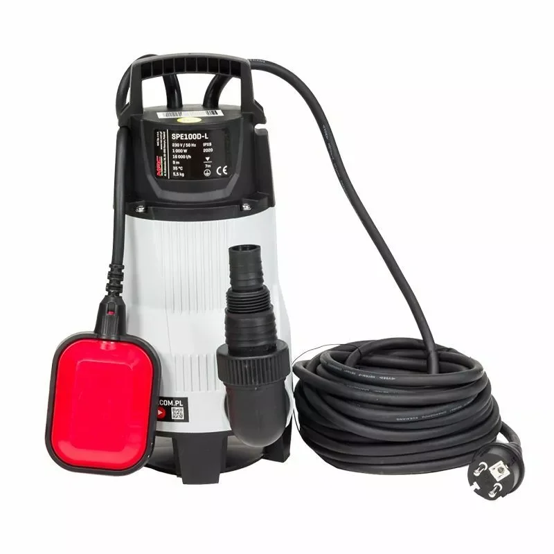 POMPA DO BRUDNEJ WODY 1000W, 16000l/h SPE100D-L NAC (op.4szt)