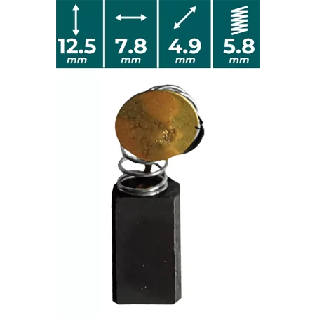 SZCZOTKI WĘGLOWE do VWD760 Vander