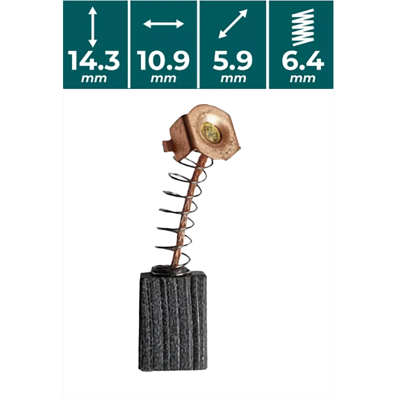 SZCZOTKI WĘGLOWE do VAG740 Vander