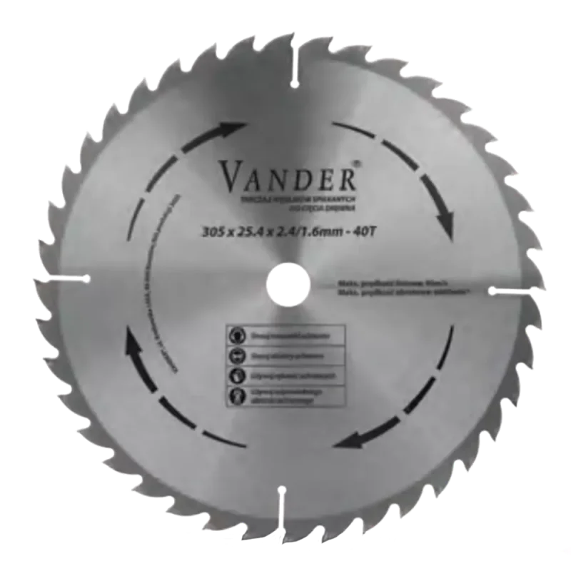 Tarcza do drewna do ukośnicy VUD707 40Z  VANDER