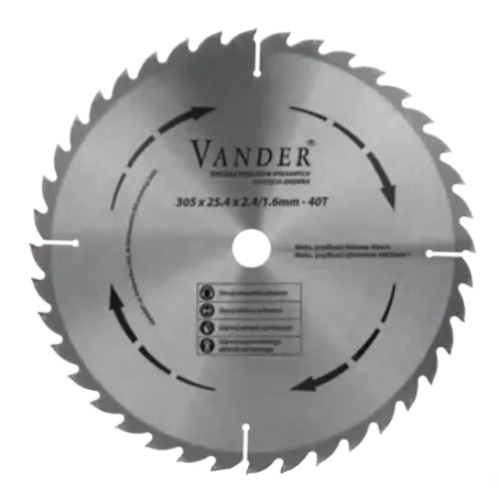 Tarcza do drewna do ukośnicy VUD707 40Z  VANDER