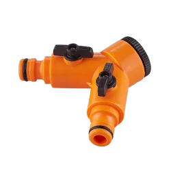 Rozgałęziacz podwójny z przyłączem do kranu 3/4” (1/2”)