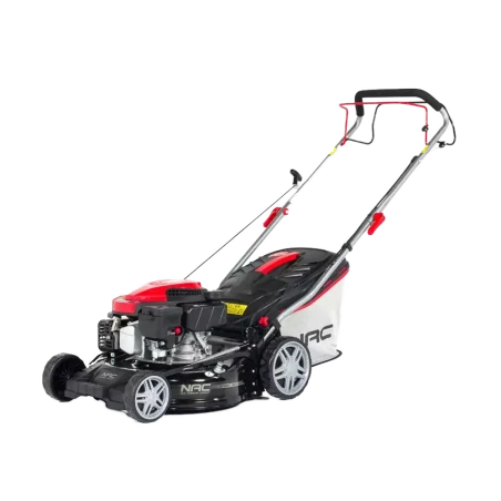 Kosiarka spalinowa z napędem 7,8Nm, 144cc, 46cm, central, kosz, łożyska, central, mycie, 4in1 NAC