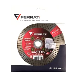 Tarcza diamentowa tnąca i szlifująca 1A1R 125mm 22,23mm/M14F SUPRA FERRATi