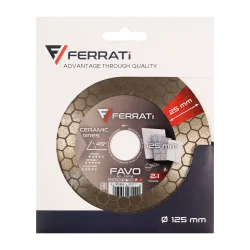 Tarcza diamentowa tnąca i szlifująca 1A1R 125mm 22,23mm FAVO FERRATi