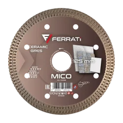 Tarcza diamentowa tnąca 1A1R 125mm 22,23mm MICO FERRATi