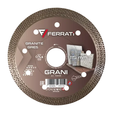 Tarcza diamentowa tnca 1A1R 115mm 22,23mm GRANI FERRATi