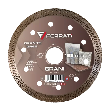 Tarcza diamentowa tnca 1A1R 125mm 22,23mm GRANI FERRATi