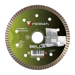 Tarcza diamentowa tnąca 1A1R 125mm 22,23mm BELLA FERRATi