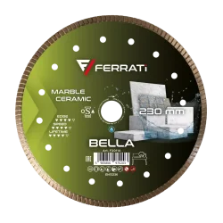 Tarcza diamentowa tnąca 1A1R 230mm 25,4mm BELLA FERRATi