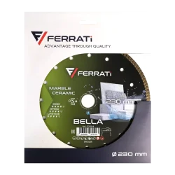 Tarcza diamentowa tnąca 1A1R 230mm 25,4mm BELLA FERRATi