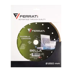 Tarcza diamentowa tnąca 1A1R 250mm 25,4mm BELLA FERRATi