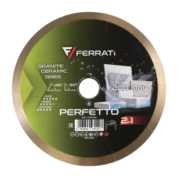 Tarcza diamentowa tnąca 1A1R 200mm 25,4mm PERFETTO FERRATi