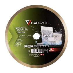 Tarcza diamentowa tnąca 1A1R 250mm 25,4mm PERFETTO FERRATi