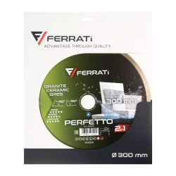 Tarcza diamentowa tnąca 1A1R 300mm 35/25,4mm PERFETTO FERRATi