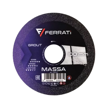 Tarcza tnąca z nasypem diamentowym 1A1R 100mm 22,23mm MASSA FERRATi