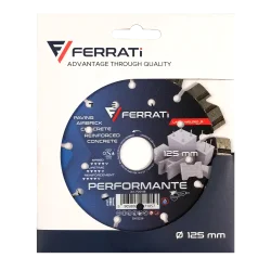 Tarcza diamentowa tnca 1A1RSS 125mm 22,23mm PERFORMANTE FERRATi