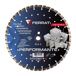 Tarcza diamentowa tnca 1A1RSS 350mm 25,4-F4mm PERFORMANTE FERRATi