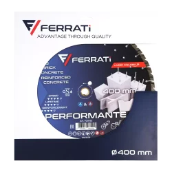 Tarcza diamentowa tnca 1A1RSS 400mm 25,4-F4mm PERFORMANTE FERRATi