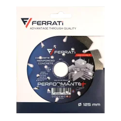 Tarcza diamentowa tnąca 1A1RSS 125mm 22,23mm PERFORMANTE PLUS FERRATi