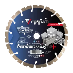 Tarcza diamentowa tnąca 1A1RSS 230mm 22,23mm PERFORMANTE PLUS FERRATi