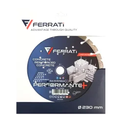 Tarcza diamentowa tnąca 1A1RSS 230mm 22,23mm PERFORMANTE PLUS FERRATi