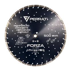 Tarcza diamentowa tnąca 1A1RSS 500mm 25,4-F4mm FORZA FERRATi