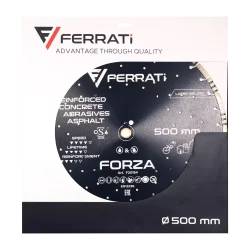 Tarcza diamentowa tnąca 1A1RSS 500mm 25,4-F4mm FORZA FERRATi