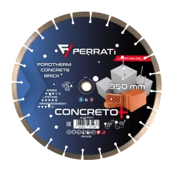 Tarcza diamentowa tnąca 1A1RSS C3-W 350mm 25,4-F4mm CONCRETO PLUS FERRATi