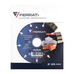 Tarcza diamentowa tnąca 1A1RSS-W 125mm 22,23mm ARIA FERRATi