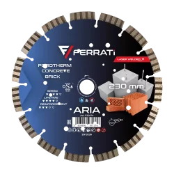 Tarcza diamentowa tnąca 1A1RSS-W 230mm 22,23mm ARIA FERRATi