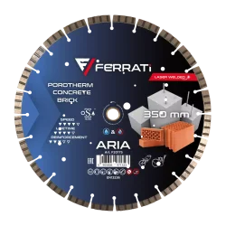Tarcza diamentowa tnąca 1A1RSS-W 350mm 25,4-F4mm ARIA FERRATi