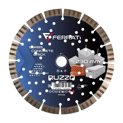 Tarcza diamentowa tnąca 1A1RSS-W 230mm 22,23mm RUZZO FERRATi