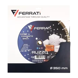 Tarcza diamentowa tnąca 1A1RSS-W 350mm 25,4-F4mm RUZZO FERRATi