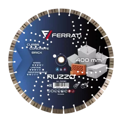 Tarcza diamentowa tnąca 1A1RSS-W 400mm 25,4-F4mm RUZZO FERRATi
