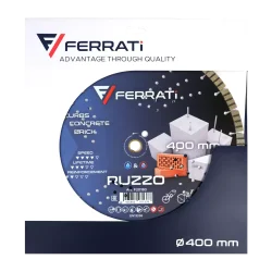 Tarcza diamentowa tnąca 1A1RSS-W 400mm 25,4-F4mm RUZZO FERRATi