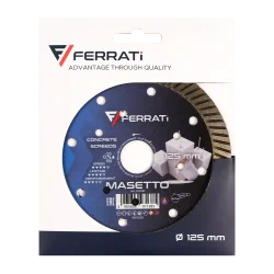 Tarcza diamentowa tnąca 1A1R TURBO 125mm 22,23mm MASETTO FERRATi