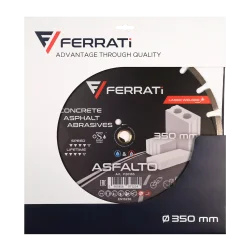 Tarcza diamentowa tnąca 1A1RSS C1S 350mm 25,4-F4mm ASFALTO FERRATi