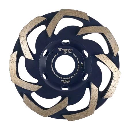 Tarcza diamentowa garnkowa szlifująca DGW-F 125mm 22,23mm ARCO FERRATi