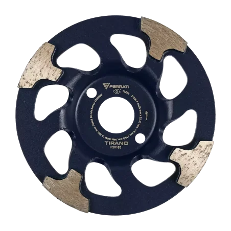Tarcza diamentowa garnkowa szlifująca DGW-F 125mm 22,23mm TIRANO FERRATi